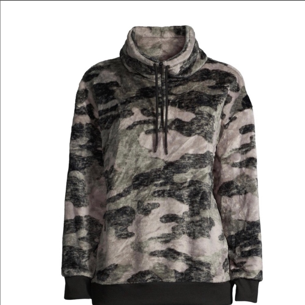 Women’s Half Zip Lounge Pullover Pajama Sweatshirt